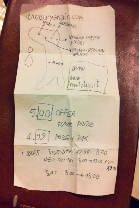 엔리코가 그려준 비첸자 이탈리아